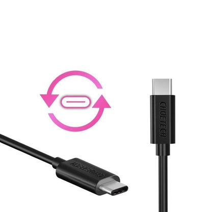 CHOETECH CC0001 USB-C to USB-C Cable USB3.1 Gen2 5V/3A 10 Gbps 0.5M