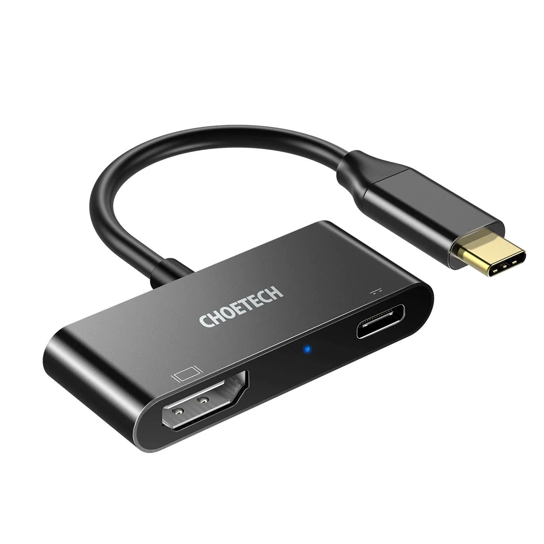 CHOETECH HUB-M03 USB-C To HDMI Adapter(4K@60hz) with 60W PD Charging Port