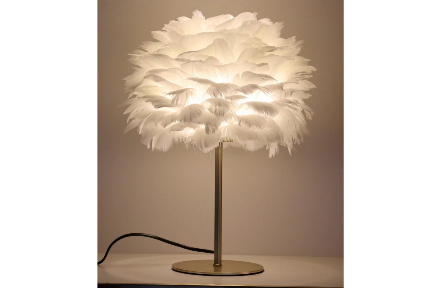 Feather Table Lamp