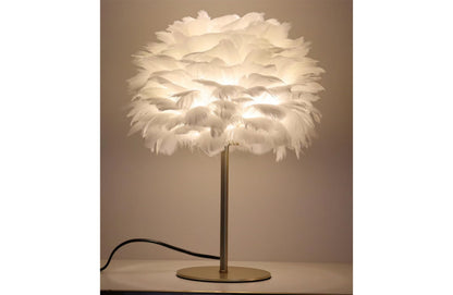 Feather Table Lamp