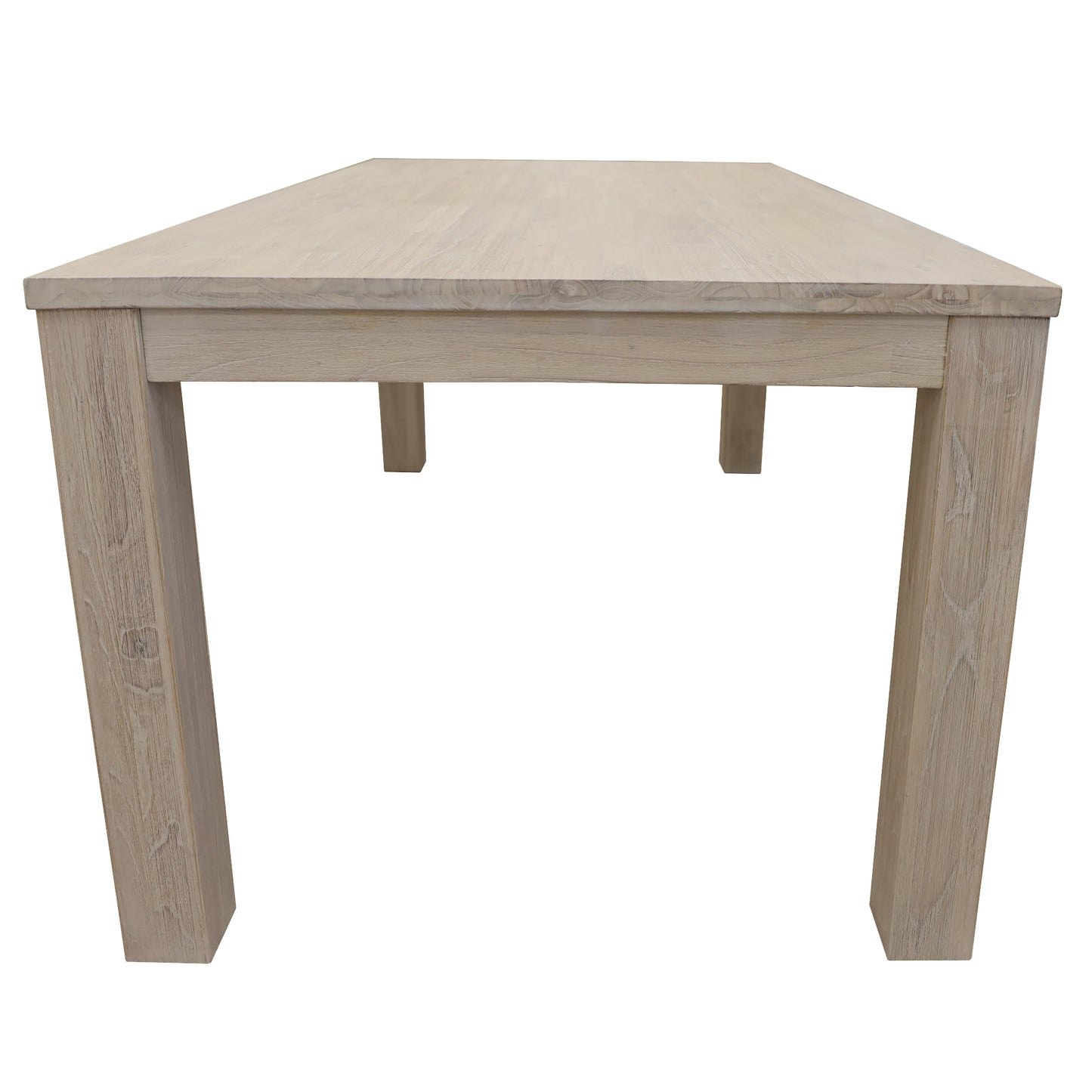 Foxglove Dining Table 150cm Solid Mt Ash Wood Home Dinner Furniture - White