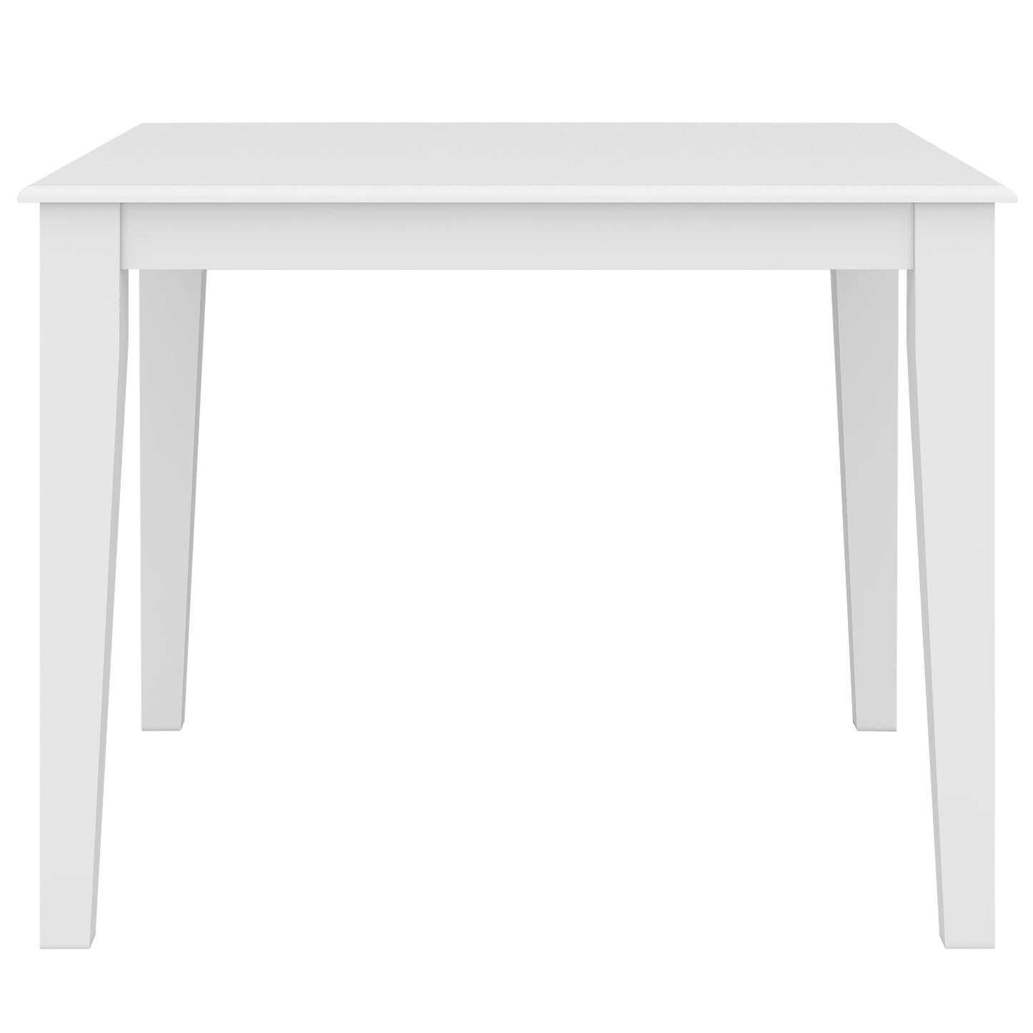 Daisy Dining Table 100cm Solid Acacia Timber Wood Hampton Furniture - White