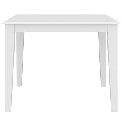 Daisy Dining Table 100cm Solid Acacia Timber Wood Hampton Furniture - White