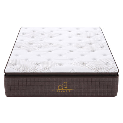 Luxe Dreams Double Size 7 Zones Pocket Spring Premium Medium Feel 34cm Mattress