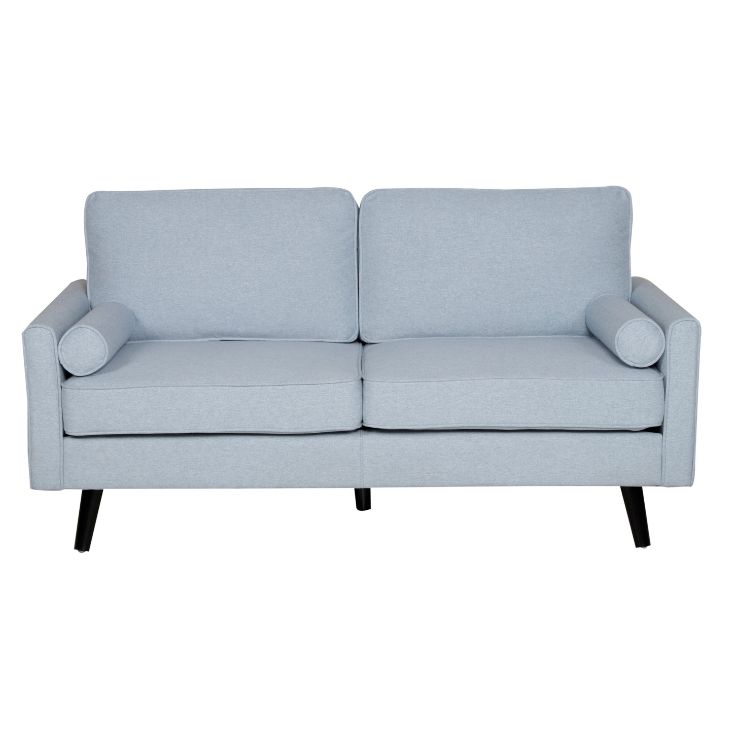 Lexi 2 + 2.5 Seater Sofa Set Fabric Uplholstered Lounge Couch - Light Blue