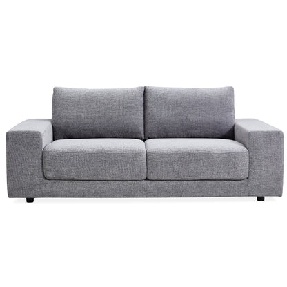 Eliana 4 + 3 Seater Sofa Fabric Uplholstered Lounge Couch - Fog