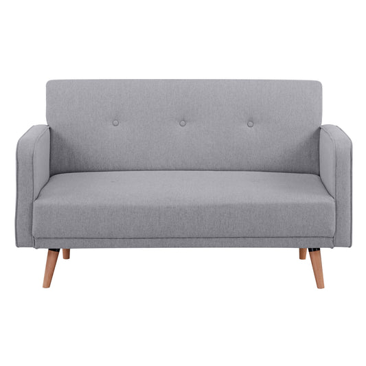 Picasso 2 Seater Fabric Sofa Lounge Couch Grey