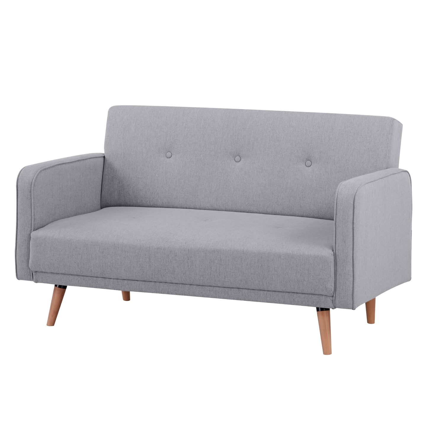 Picasso 2 Seater Fabric Sofa Lounge Couch Grey