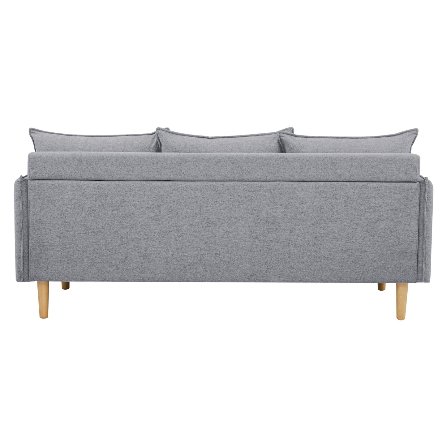 Sinatra 2 + 3 Seater Fabric Sofa Lounge Couch Grey