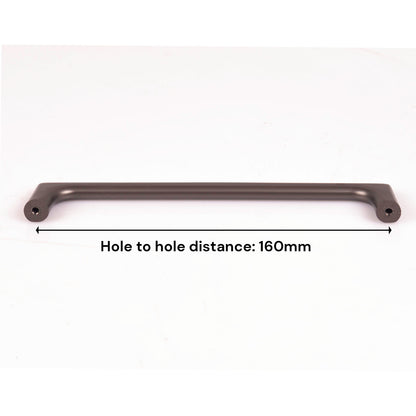 Black Zinc Kitchen Cabinet Handles Drawer Bar Handle Pull 160mm