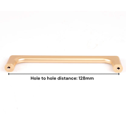 Gold Zinc Kitchen Cabinet Handles Drawer Bar Handle Pull 128mm