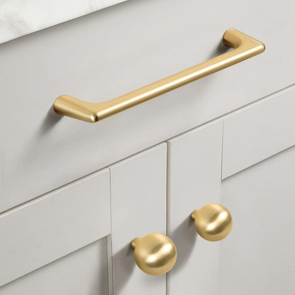 Gold Zinc Kitchen Cabinet Handles Drawer Bar Handle Pull 192mm