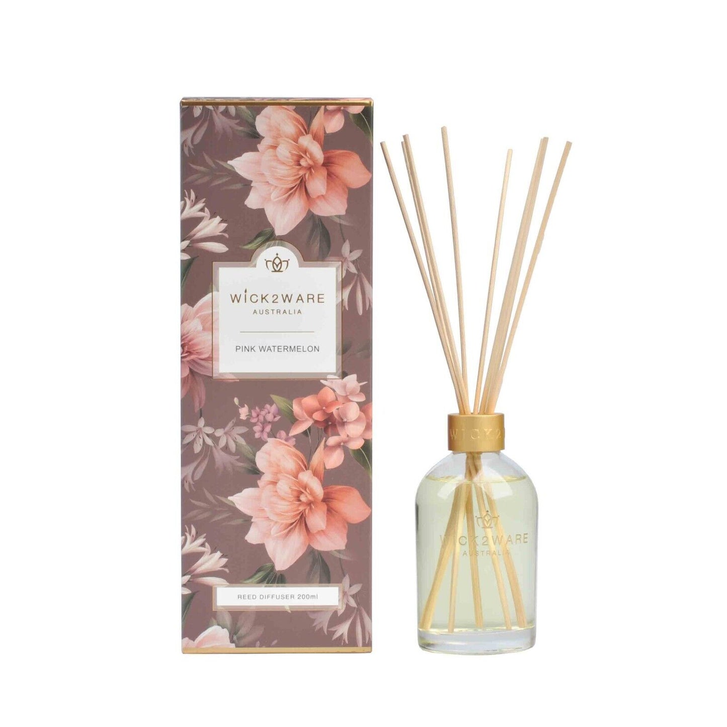 Wick2Ware Australia Fragrance Reed Diffuser Pink Watermelon 200ml/7.1 fl oz