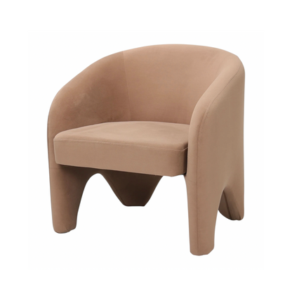 Interior Ave - Nova Sculptural Accent Chair – Velvet Chocolate