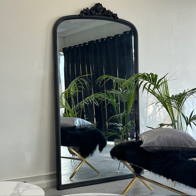 Interior Ave - Helena Leaner Mirror - Black