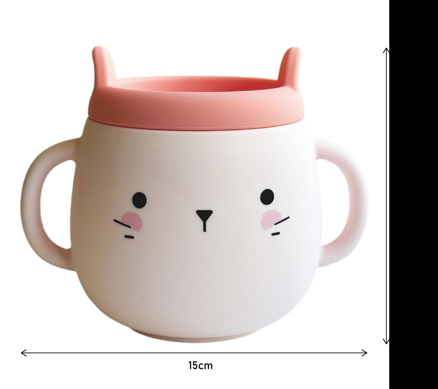 Whisker Wonderland Innovative Hydroponic Cat Grass Growing Mug - Pink | Soil-Free, Digestion & Hairball Aid, Eco-Friendly Silicone, Reusable