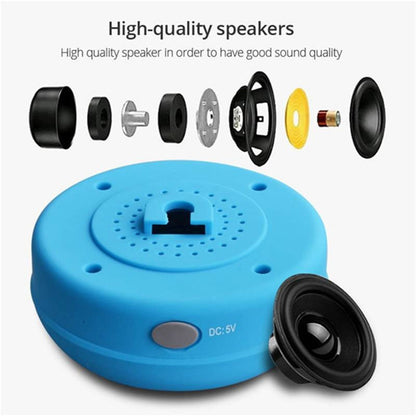 Mobax Mini Portable Large Suction Cup Bluetooth Speaker Stereo Music Outdoor Green