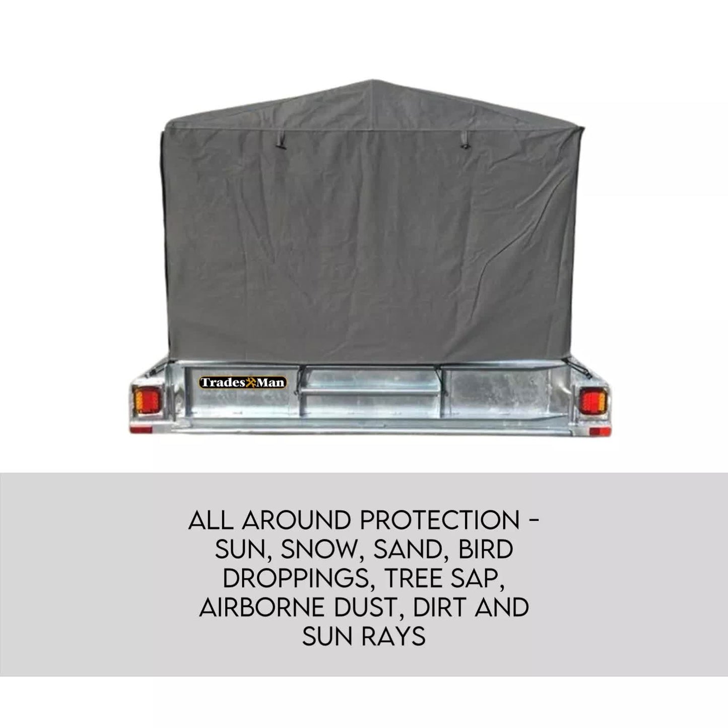 900mm Trailer Cage Canvas Tarp Cover for 6x4 High Quality Cage Universal 3 foot