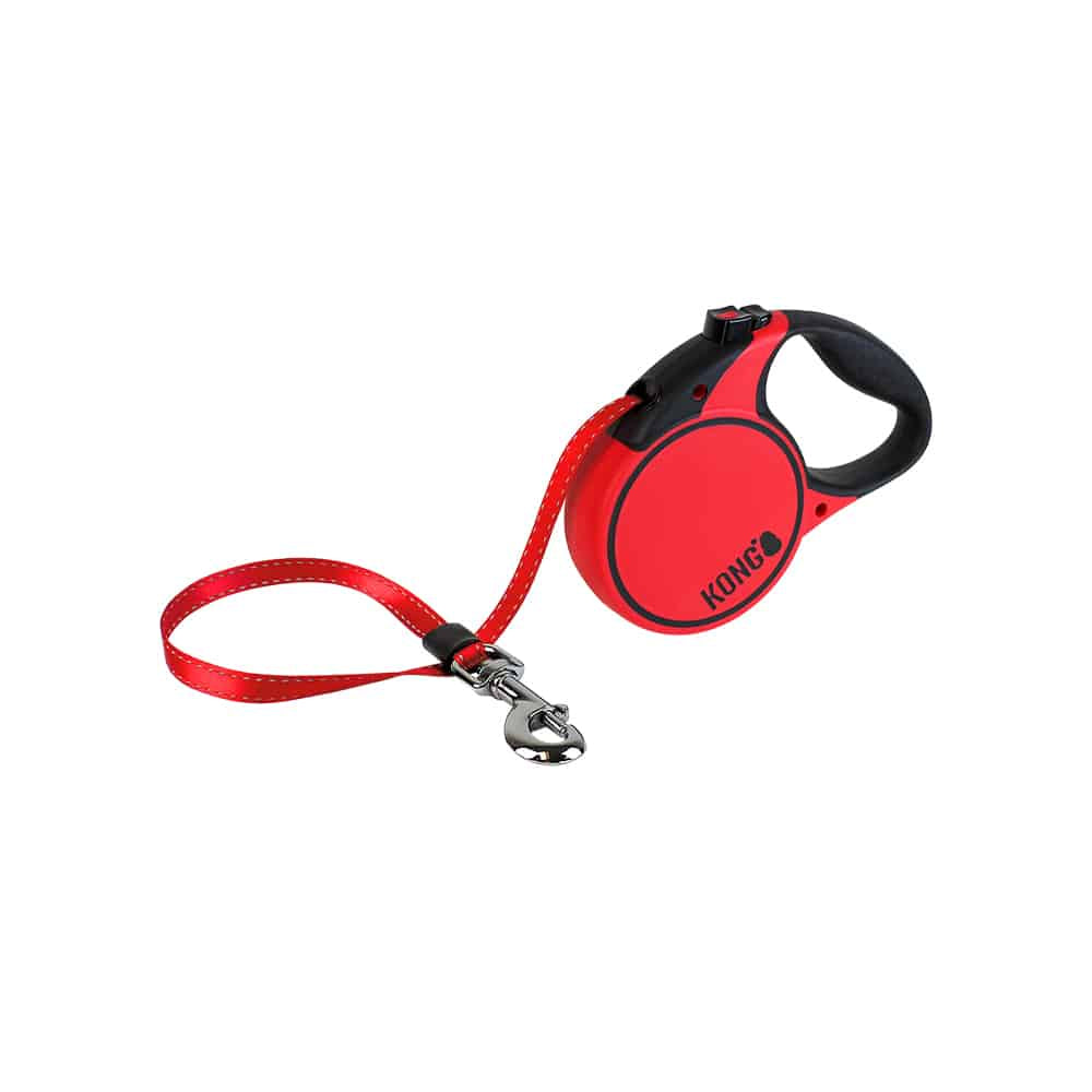 KONG Terrain Red Retractable Leashes Large