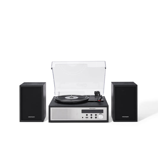 Crosley Sloane Shelf System Turntable - Black