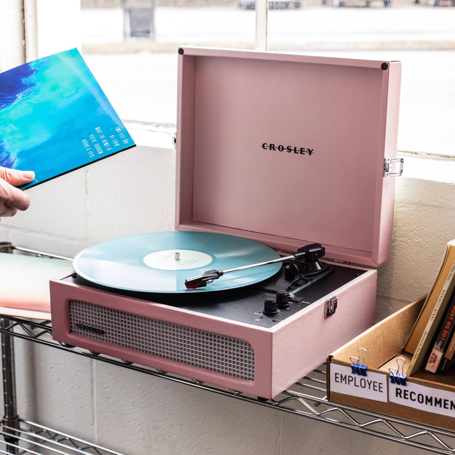 Crosley Voyager Amethyst - Bluetooth Portable Turntable