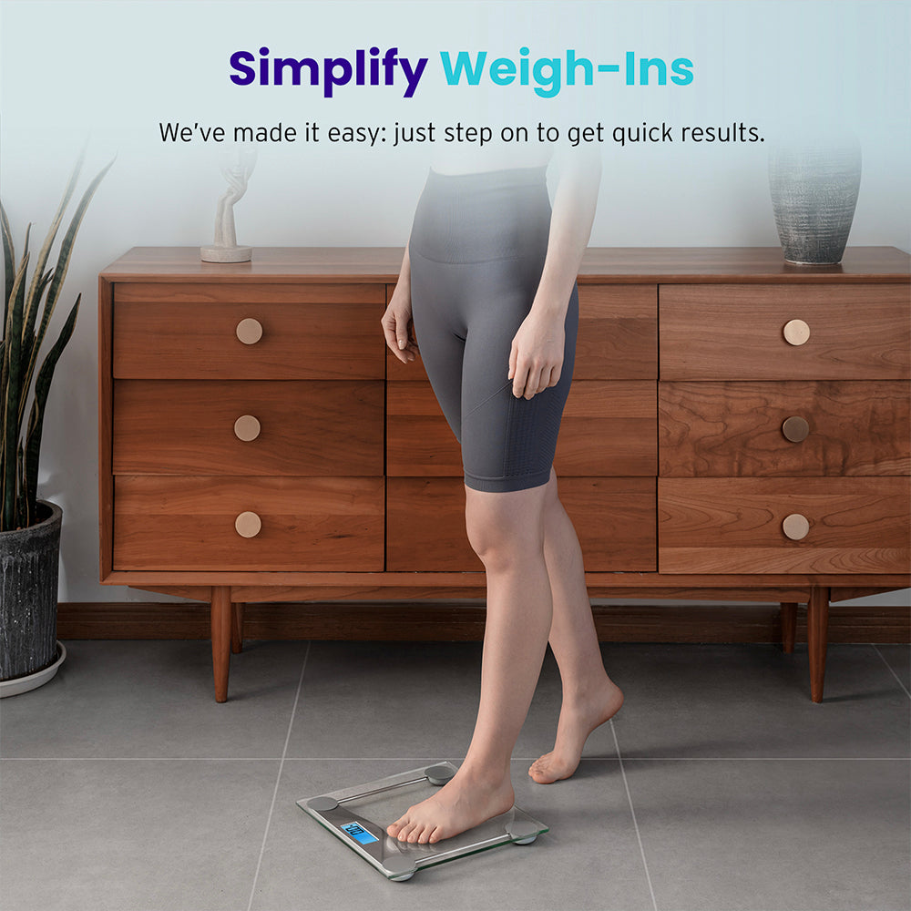 Etekcity Digital Body Weight Bathroom Scale - Silver - 2 Pack