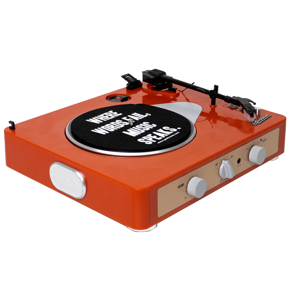 Gadhouse Brad MKII Record Player - Tangerine