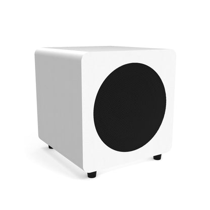 Kanto SUB8 300W 8" Sealed Powered Subwoofer, Matte White