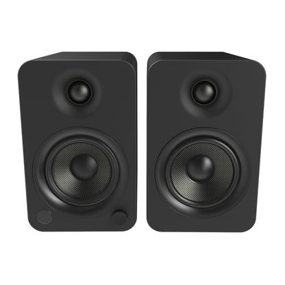 Kanto YU4 140W Powered Bookshelf Speakers with Bluetooth® and Phono Preamp - Pair, Matte Black