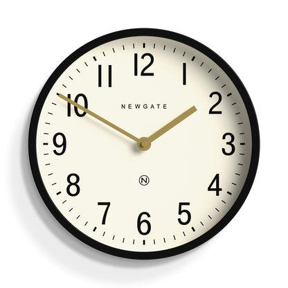 Newgate Master Edwards Wall Clock Black