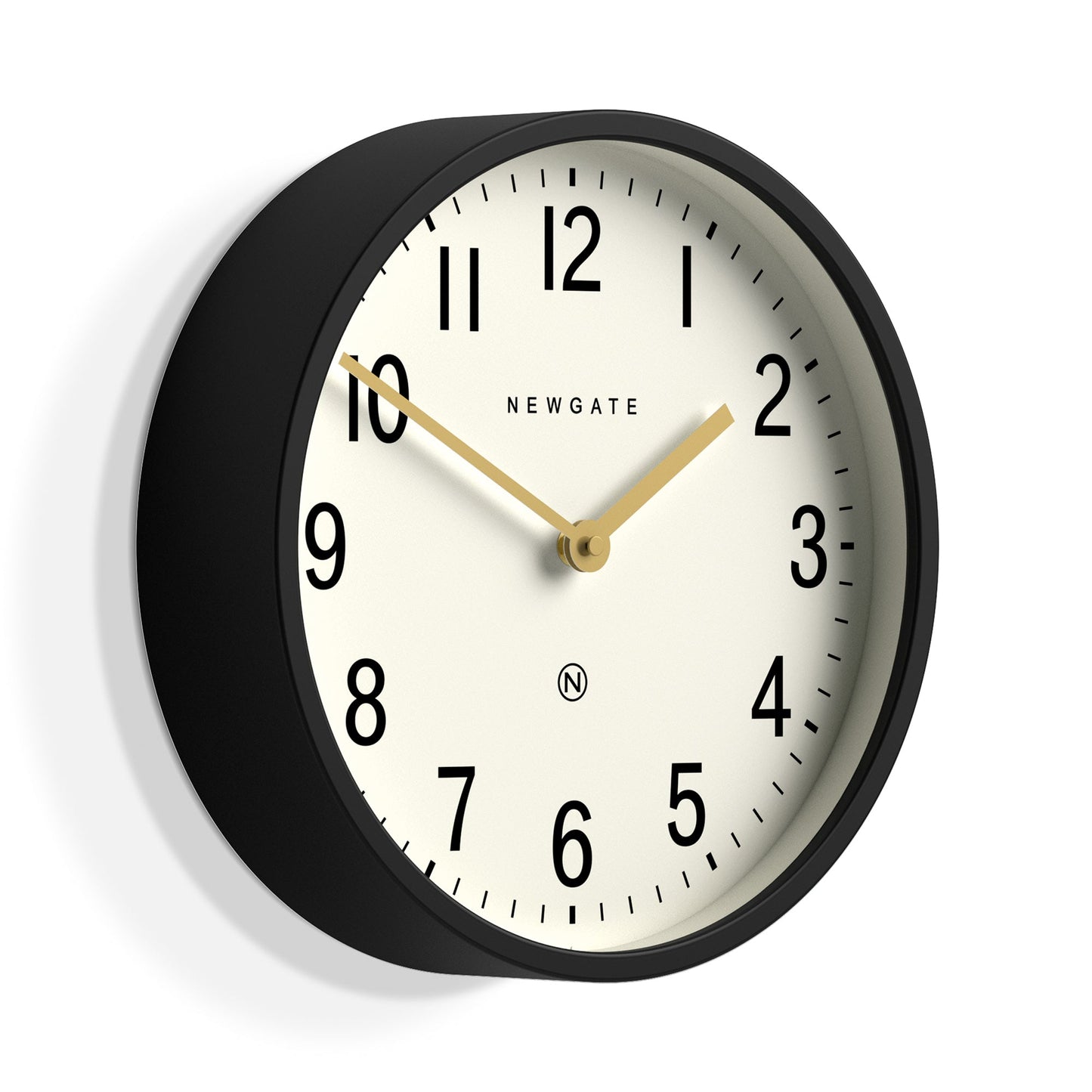 Newgate Master Edwards Wall Clock Black