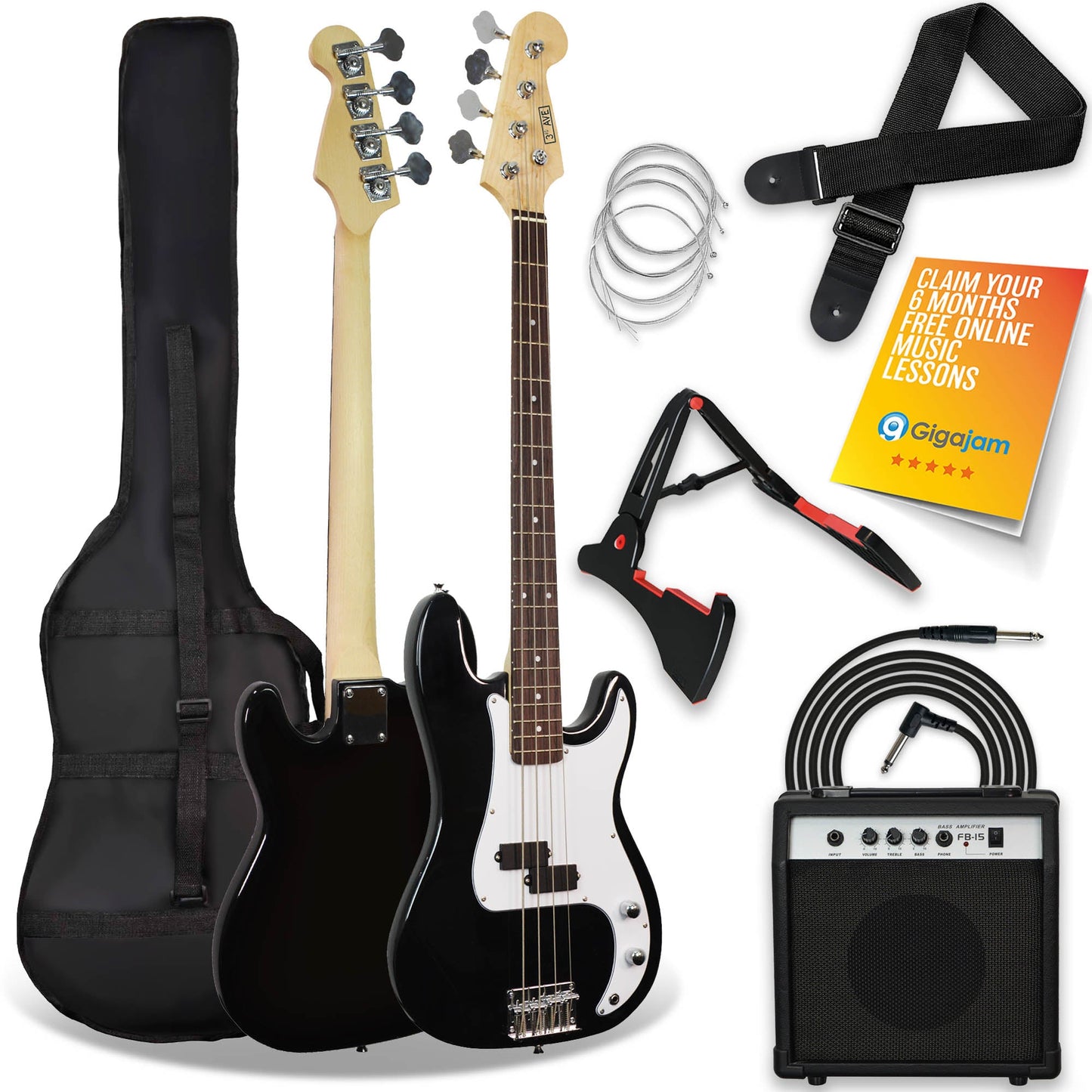 3rd Avenue Bass Guitar Pack