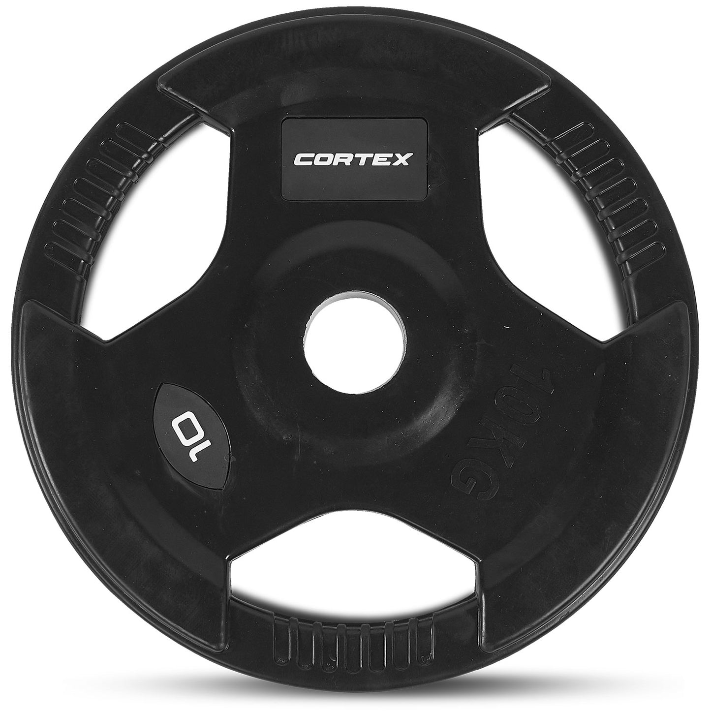 CORTEX 10kg Tri-Grip Olympic Plates 50mm (Set of 4)