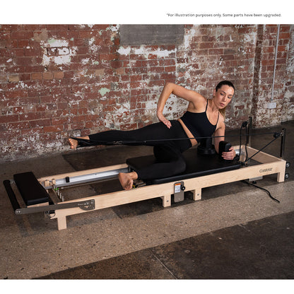 Lifespan Fitness Contour 2 Folding Wood Pilates Reformer Set