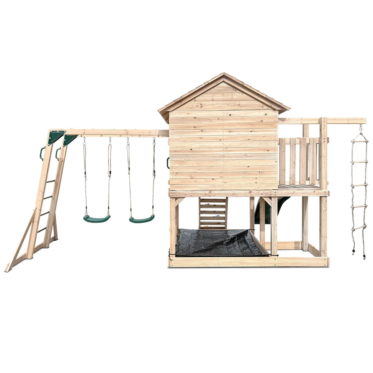 Lifespan Kids Kingston Cubby House with 2.2m Green Slide