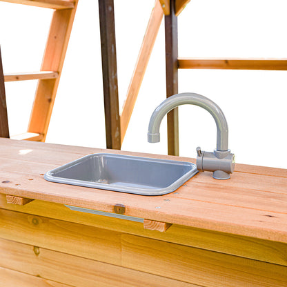 Lifespan Kids Darlington Swing Set & Play Centre with 2.2m Slide (Green)