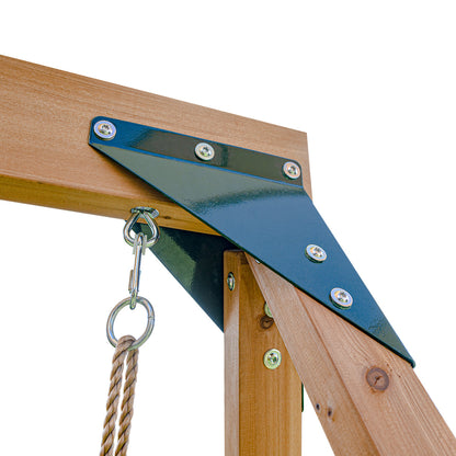 Lifespan Kids Darlington Swing Set & Play Centre with 2.2m Slide (Green)