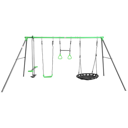 Lifespan Kids Lynx 4 Station Swing Set