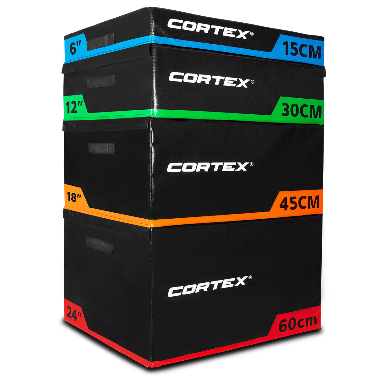 CORTEX Soft Plyo Box Modular Stackable 15cm, 30cm, 45cm, 60cm