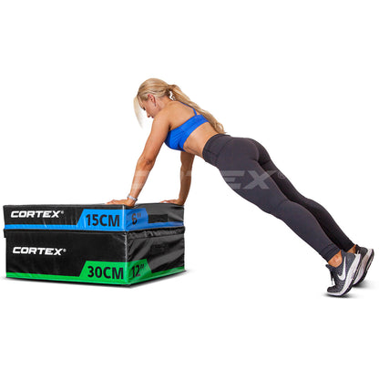 CORTEX Soft Plyo Box Modular Stackable 15cm, 30cm, 45cm, 60cm