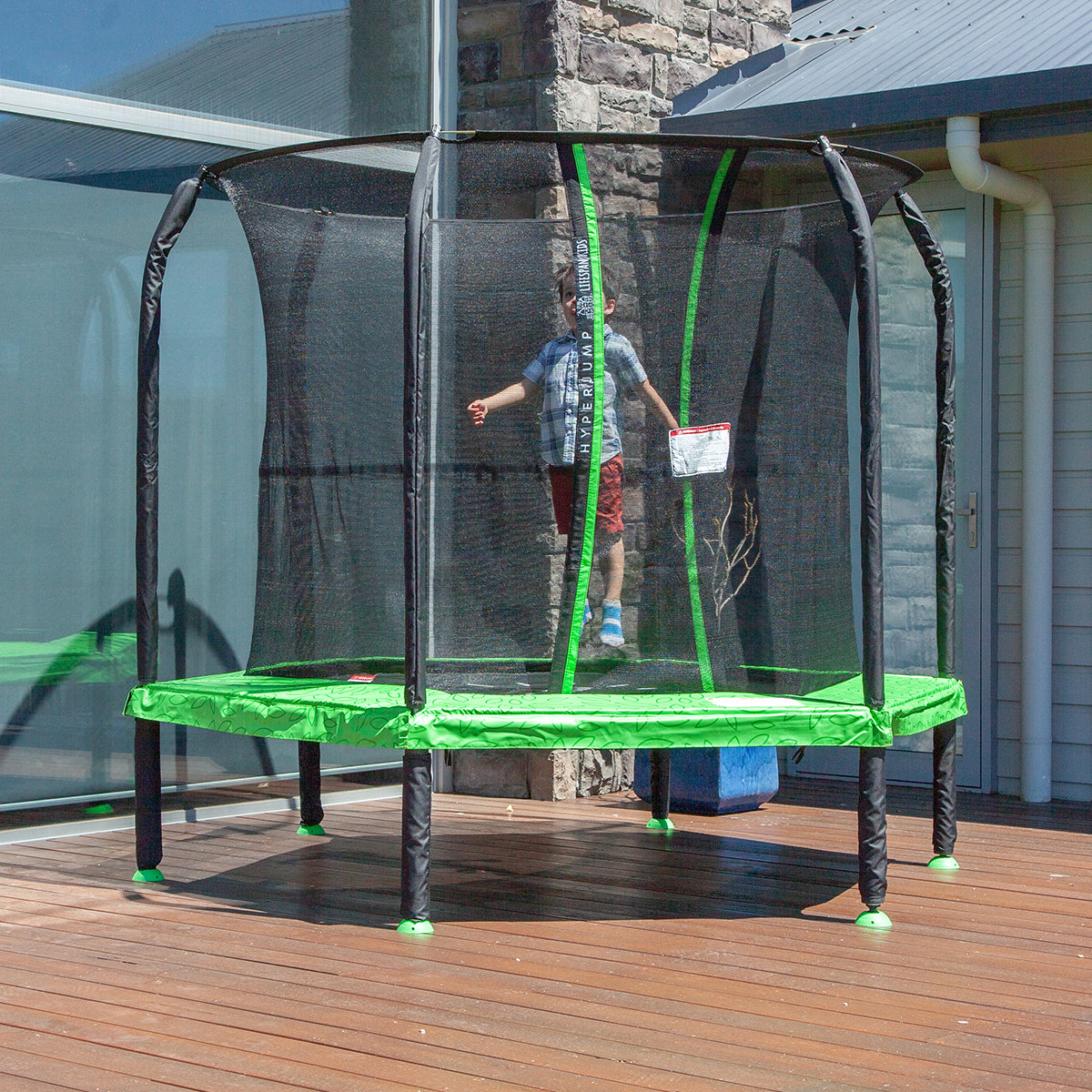 Lifespan Kids 7ft Springless Hoppy 2 Trampoline Set