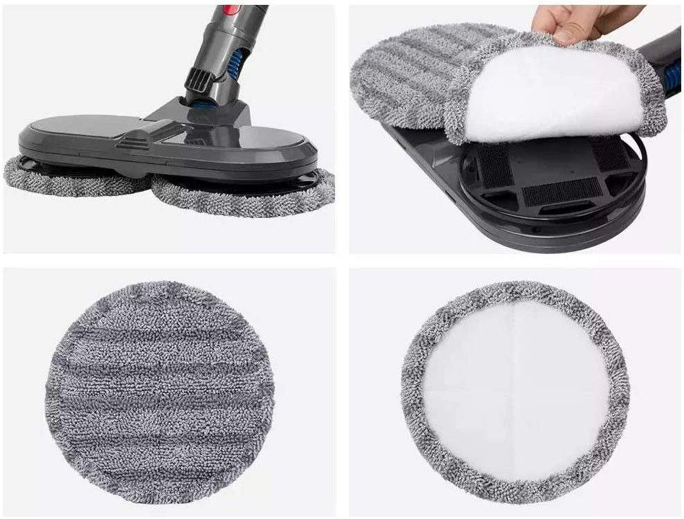 4 x Microfibre pads for Mop & Vac Attachment