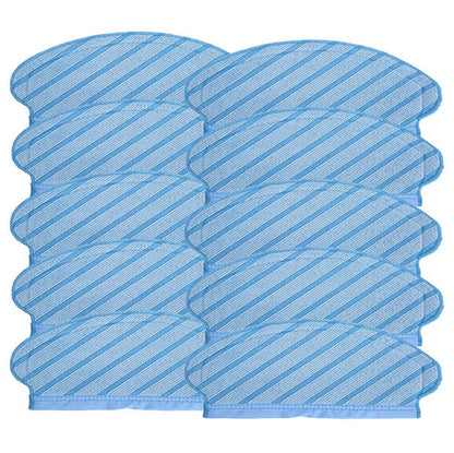 10 X Washable Mopping Pads For Ecovacs Deebot Ozmo 700, 750, 920, 950, N7 & T5 Robot Vacuum Cleaners