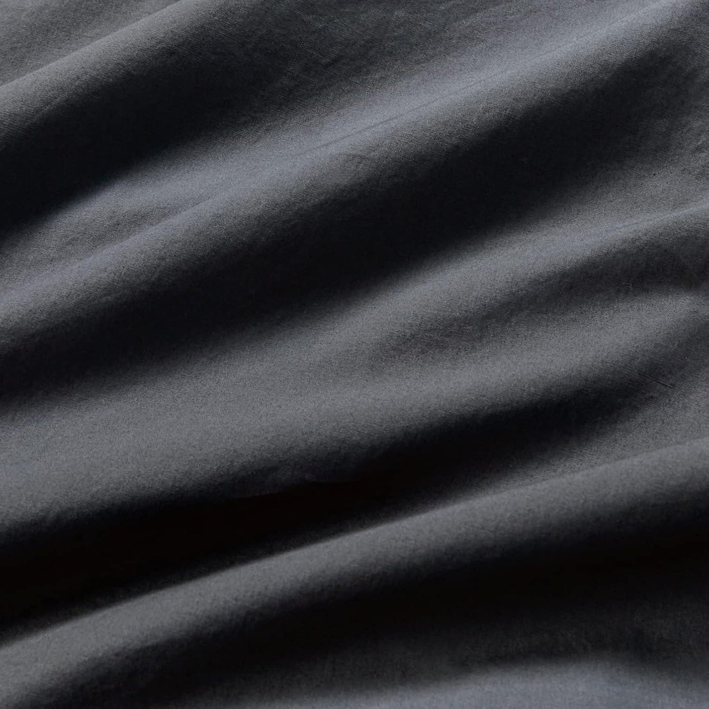 Gioia Casa 100% Cotton Vintage Washed Bed Quilt Cover Set (3Pcs) - Charcoal - Double Size