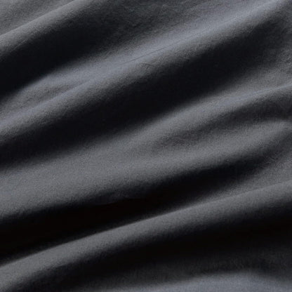 Gioia Casa 100% Cotton Vintage Washed Bed Quilt Cover Set (3Pcs) - Charcoal - Double Size