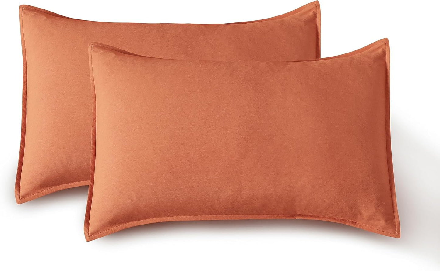 CleverPolly Vintage Washed Microfibre Sheet Set with 2 Pillowcases - Terracotta - King