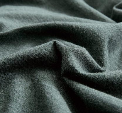 100% Jersey Cotton Quilt Cover Set - Green - Super King