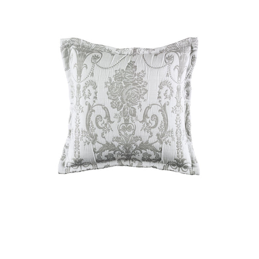 Bianca Olivia Grey Square Filled Cushion