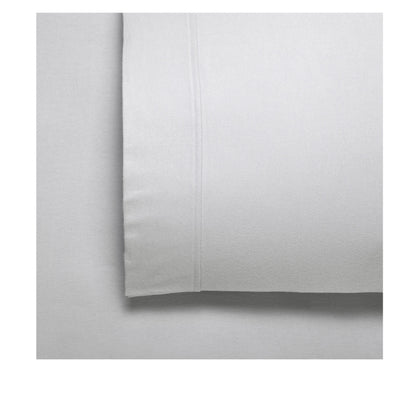 Bianca Fletcher Flannelette Cotton Sheet Set Silver Queen