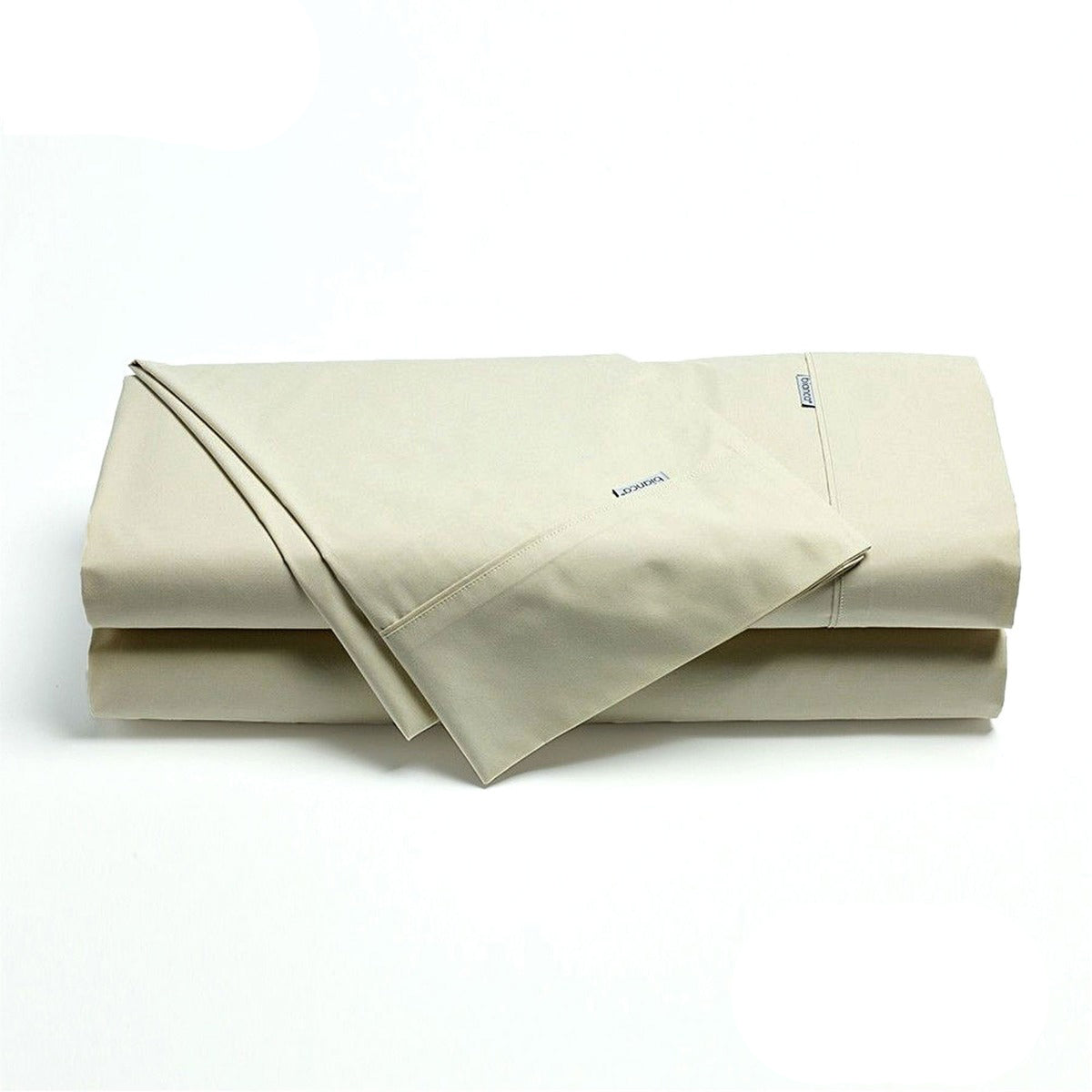 Bianca Heston Cotton Percale Sheet Set Stone King